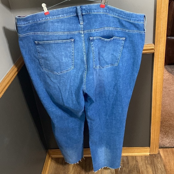 J. Crew vintage straight lightly distressed jeans with frayed hemline size 37 - Picture 4 of 8